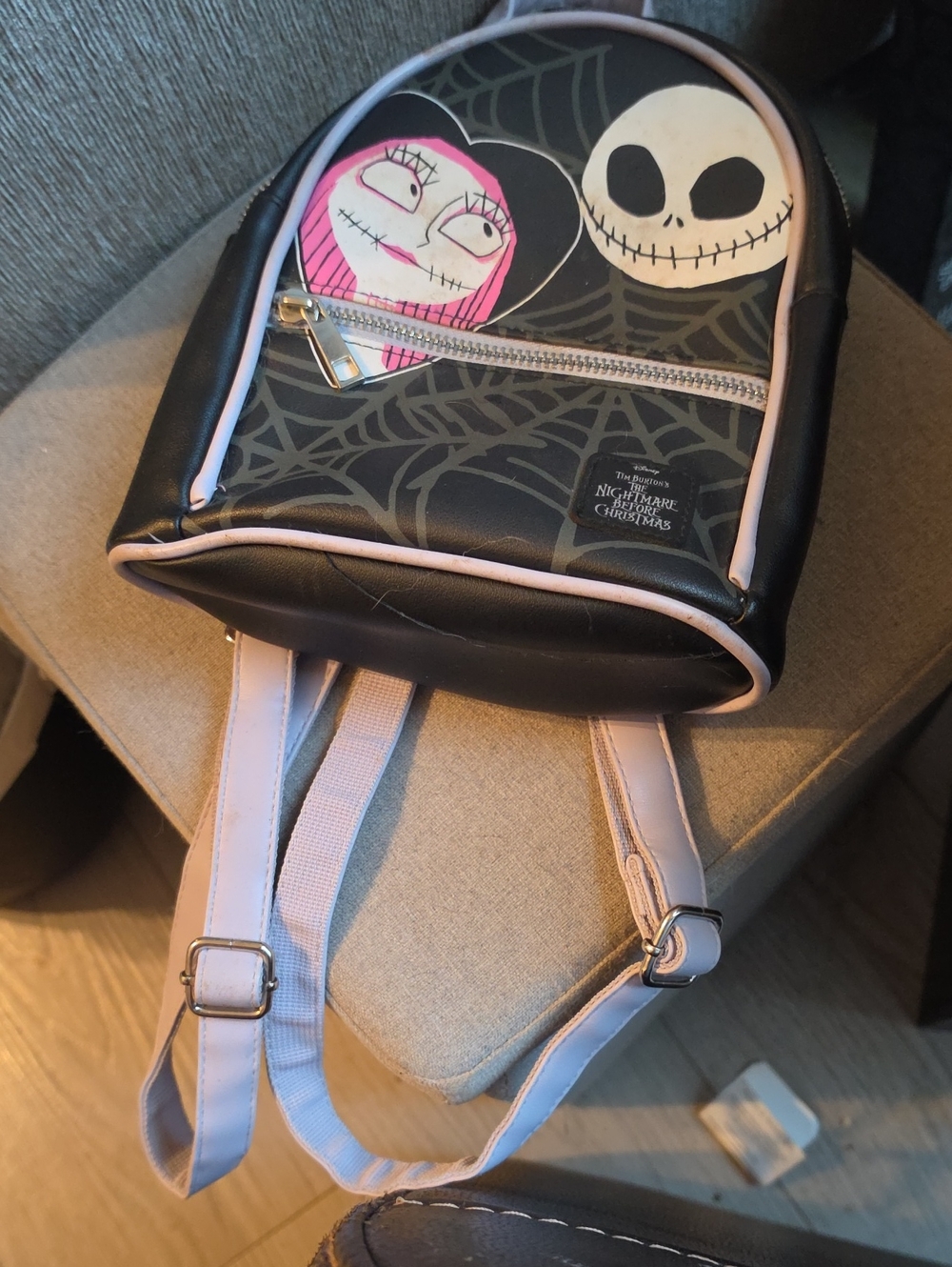 Black & Pink Mini Backpack